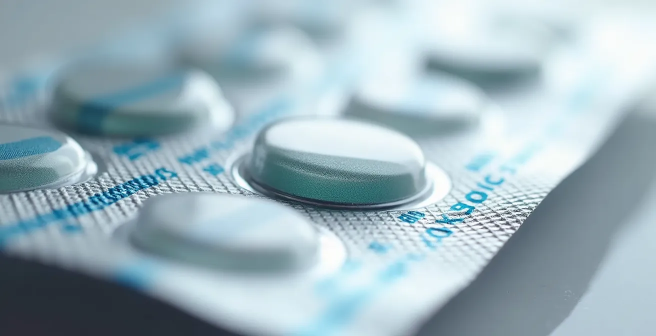 Extreme close-up of contact lens packaging showing technical specifications