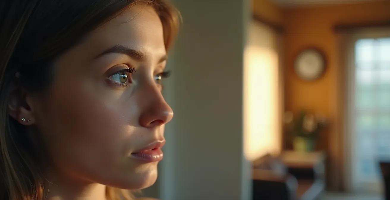 Progressive tunnel vision effect demonstrating peripheral vision loss in glaucoma